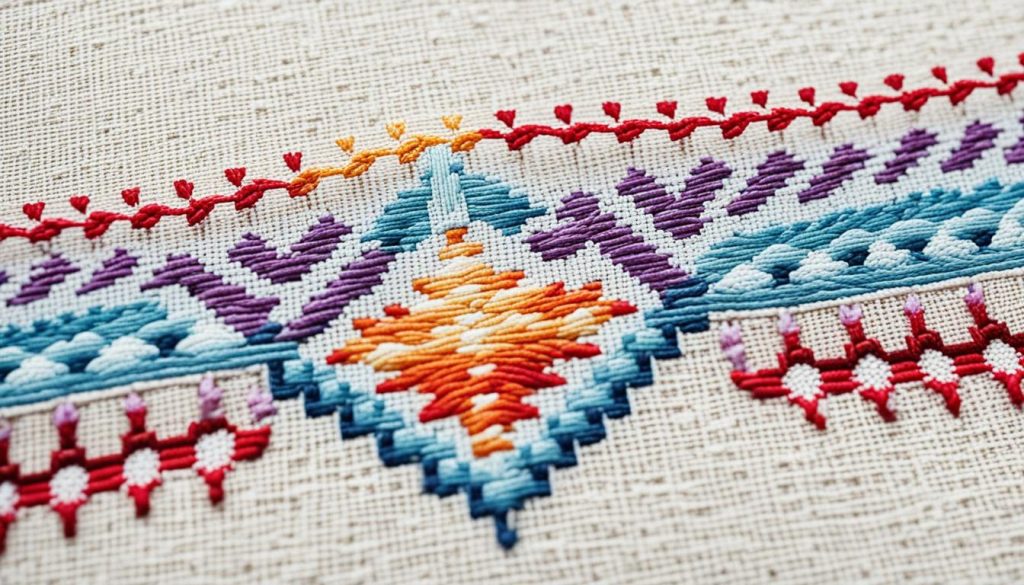 Cross stitch techniques