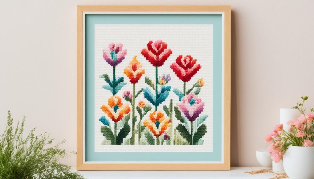 cross stitch framing