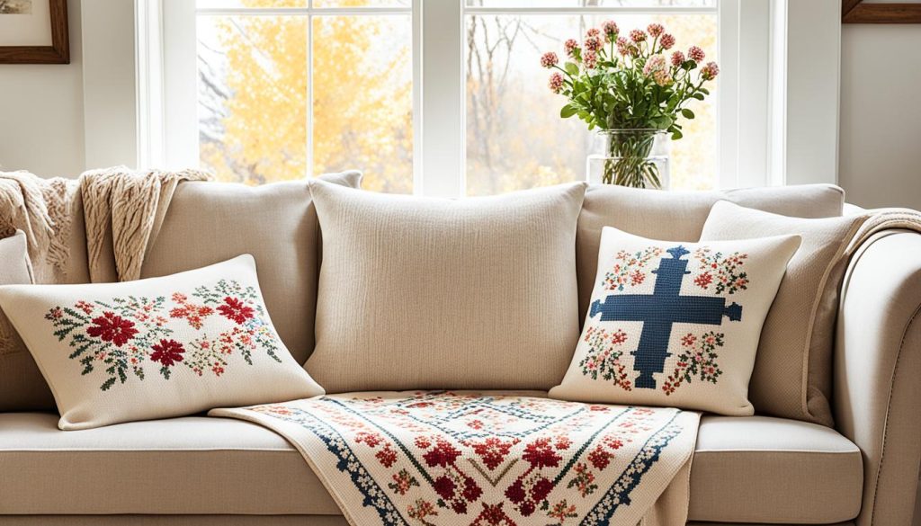 cross stitch home decor