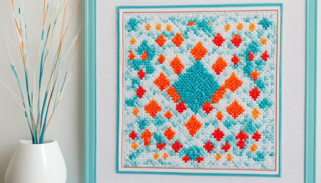 cross stitch home decor