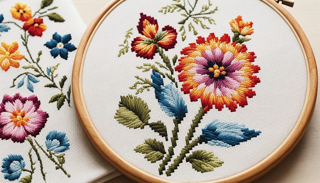 historical cross stitching