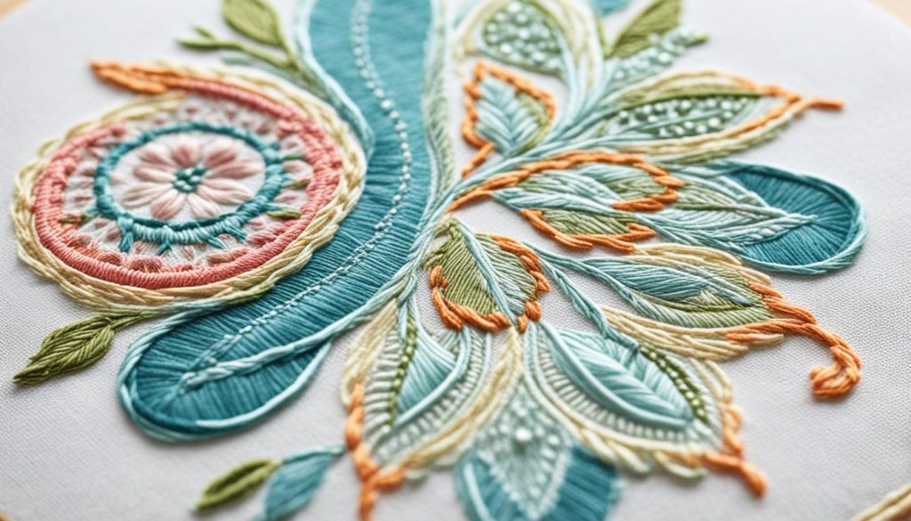 Basic embroidery stitches