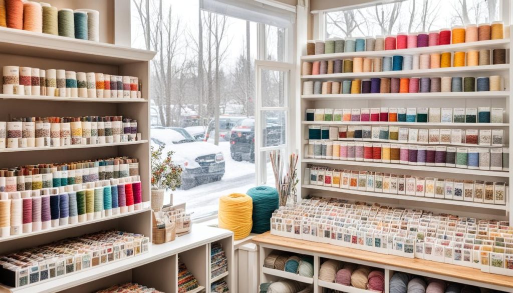 Cross stitch shops in Canada