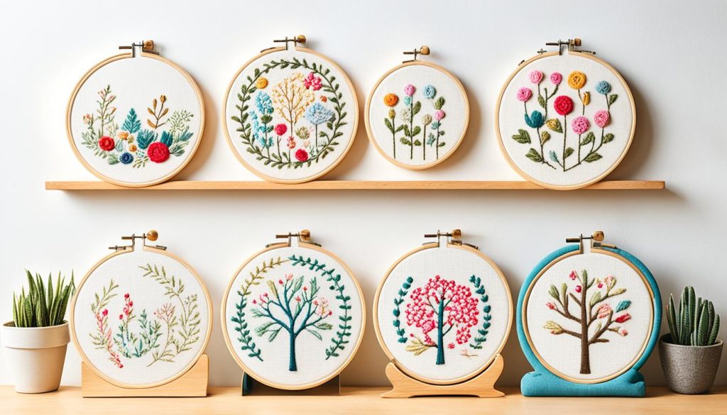 Embroidery hoop alternatives