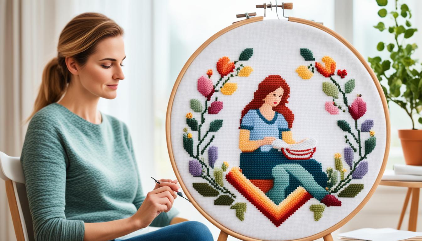 cross stitch relaxation