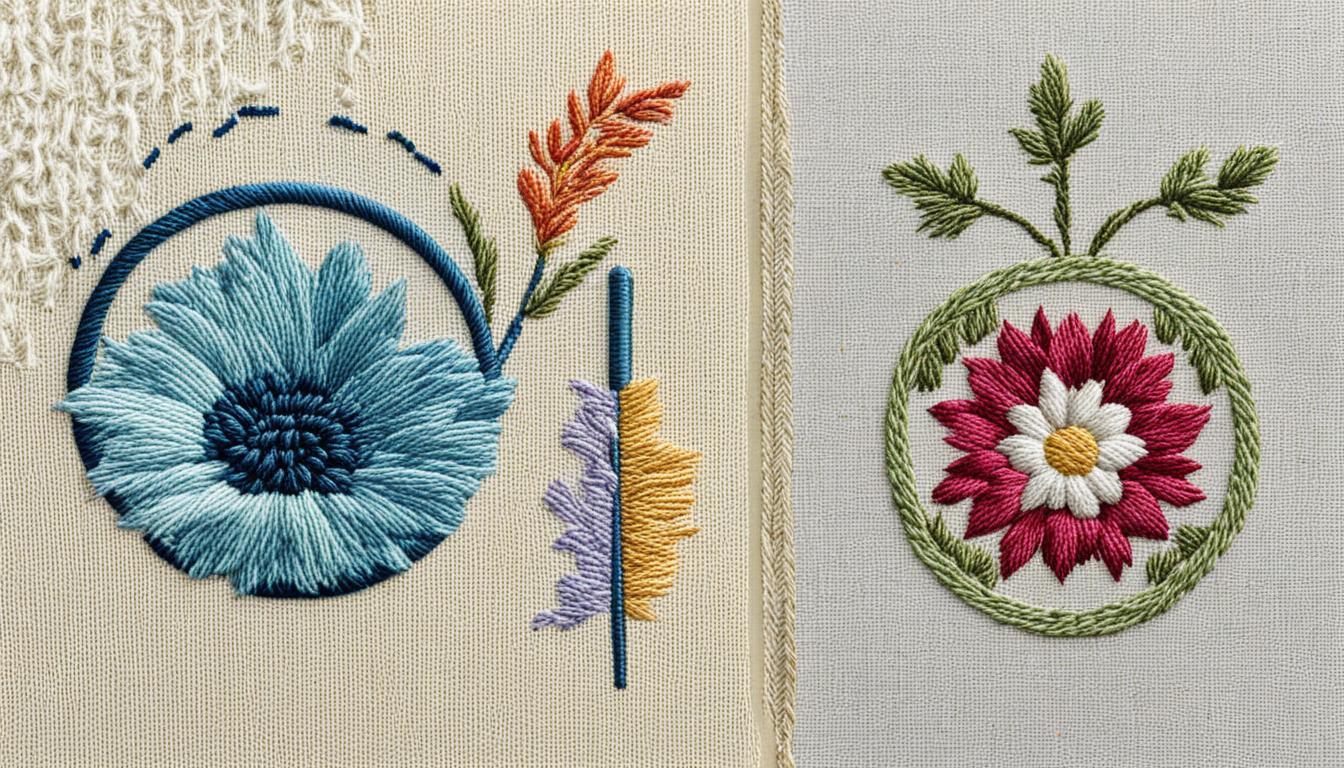 Embroidery vs. needlepoint