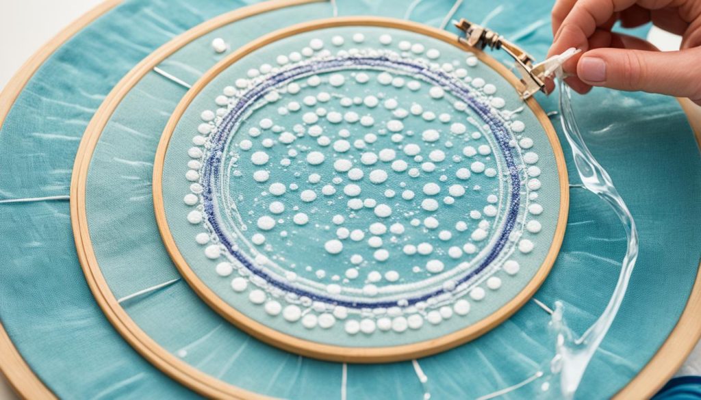 hand washing embroidery