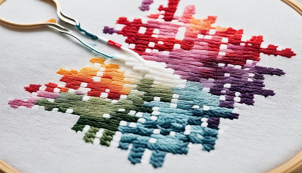 Colorfastness in cross stitch