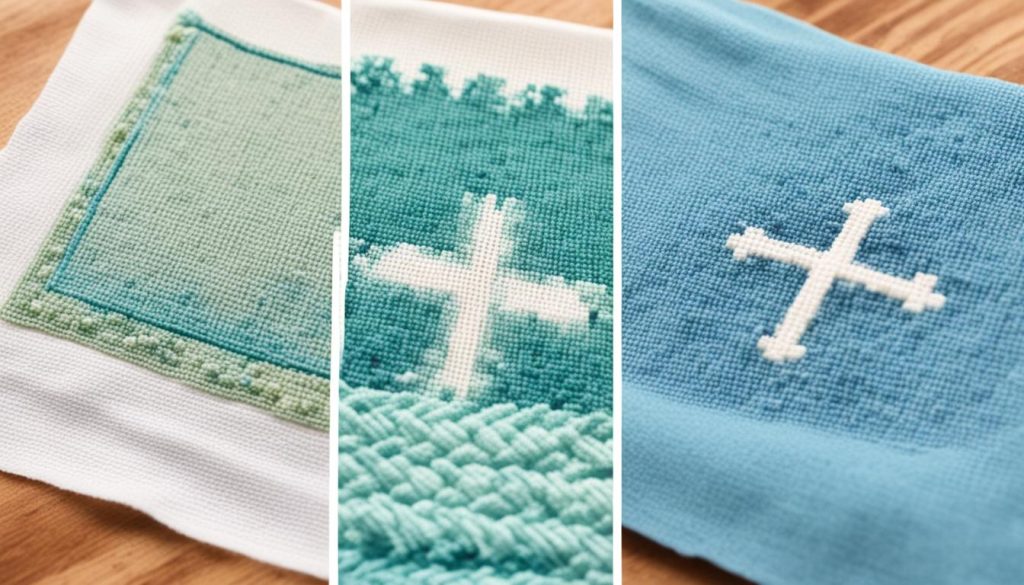 Cross stitch care instructions