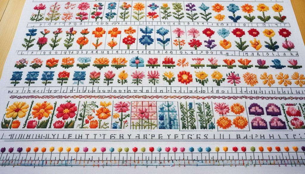 Cross stitch charts