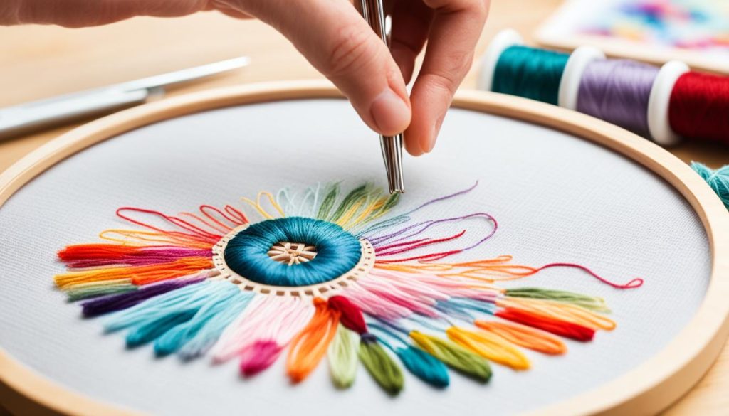 Easy hand embroidery