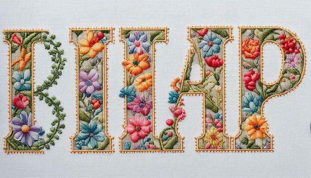 cross stitch alphabets