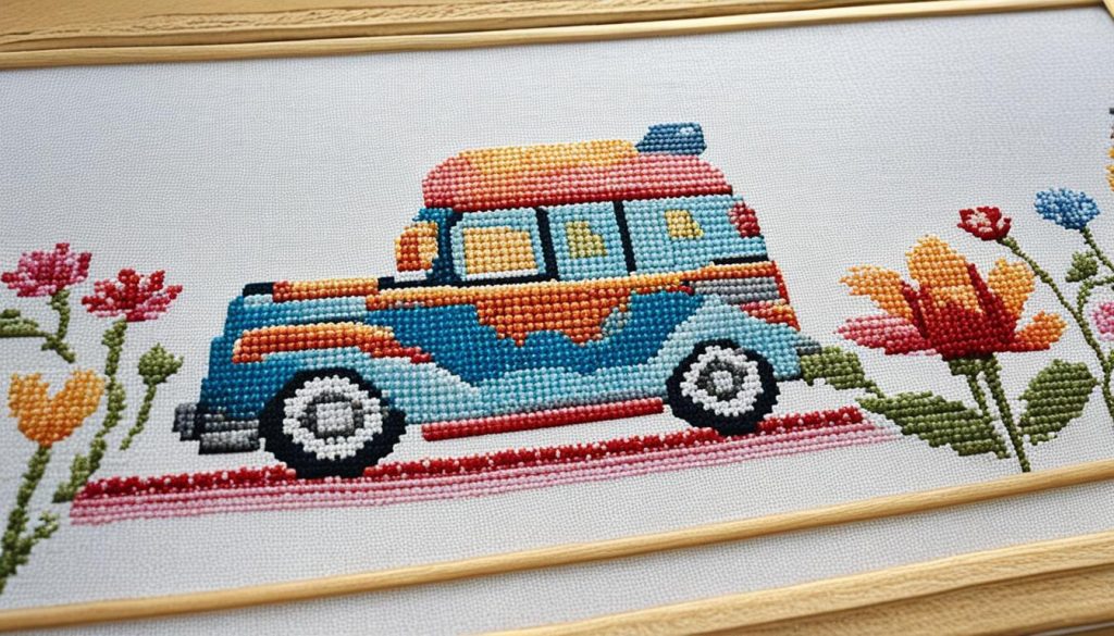 cross stitch finishing techniques