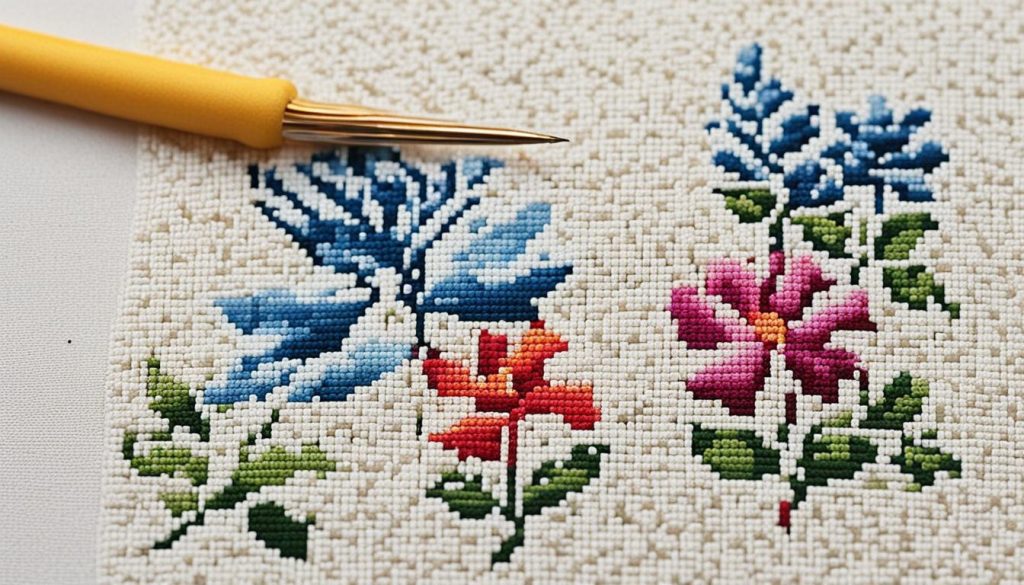 cross stitch finishing techniques