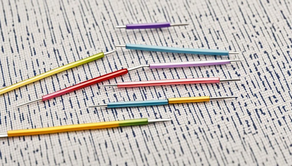 cross stitch needle sizes