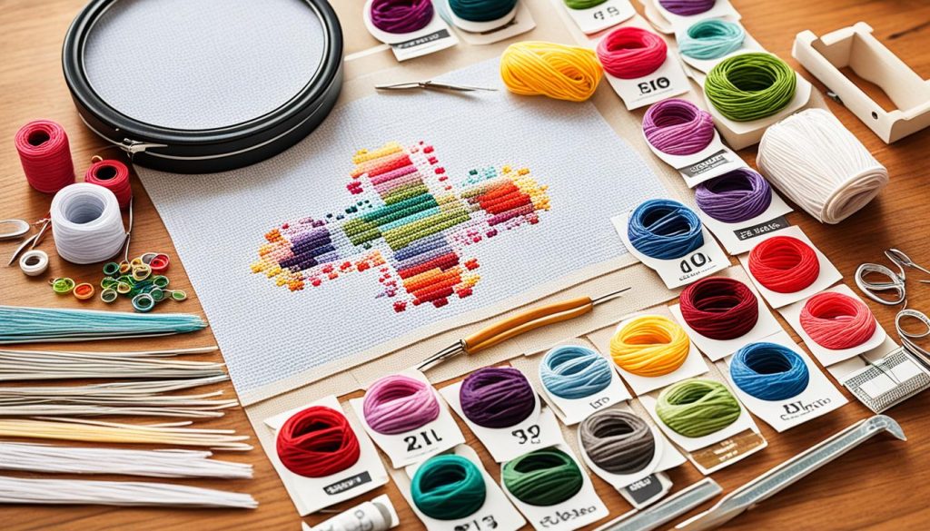 cross stitch supplies