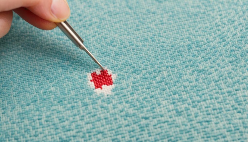 starting cross stitch