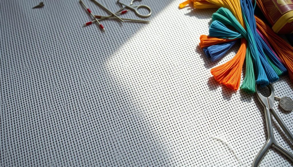 Cross stitch fabric