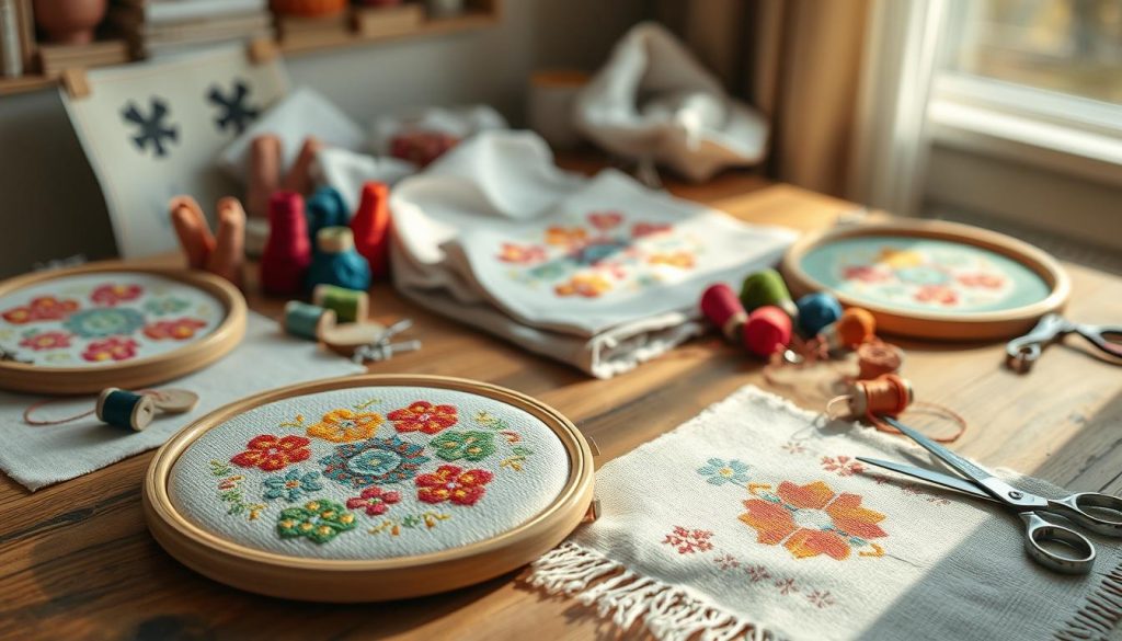 Cross stitch techniques