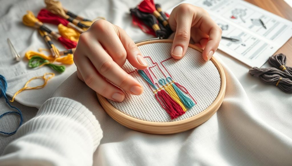 Maintaining Tension in Cross Stitch