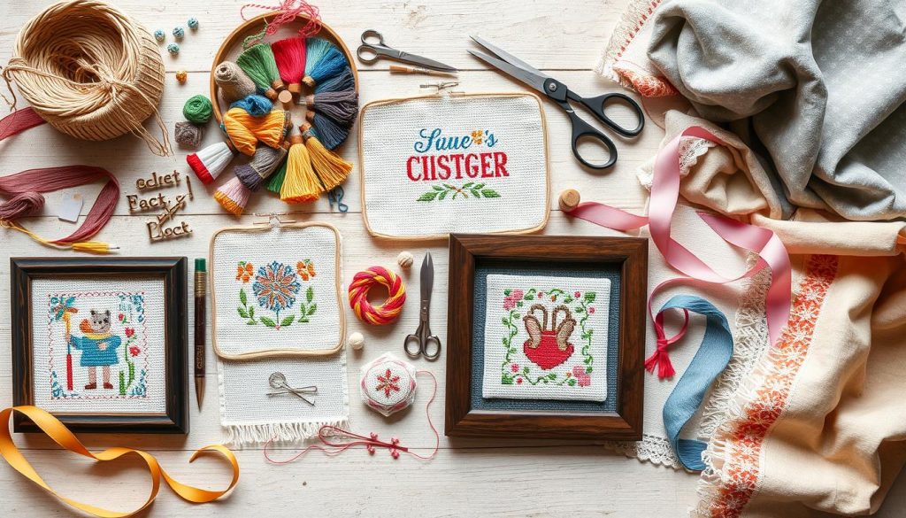 cross stitch finishing techniques