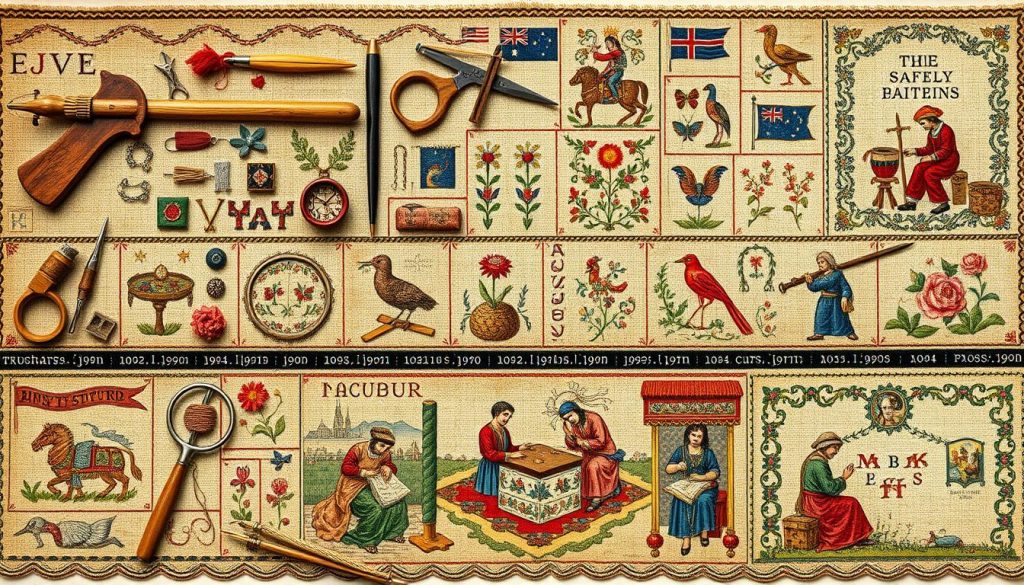 cross stitch history