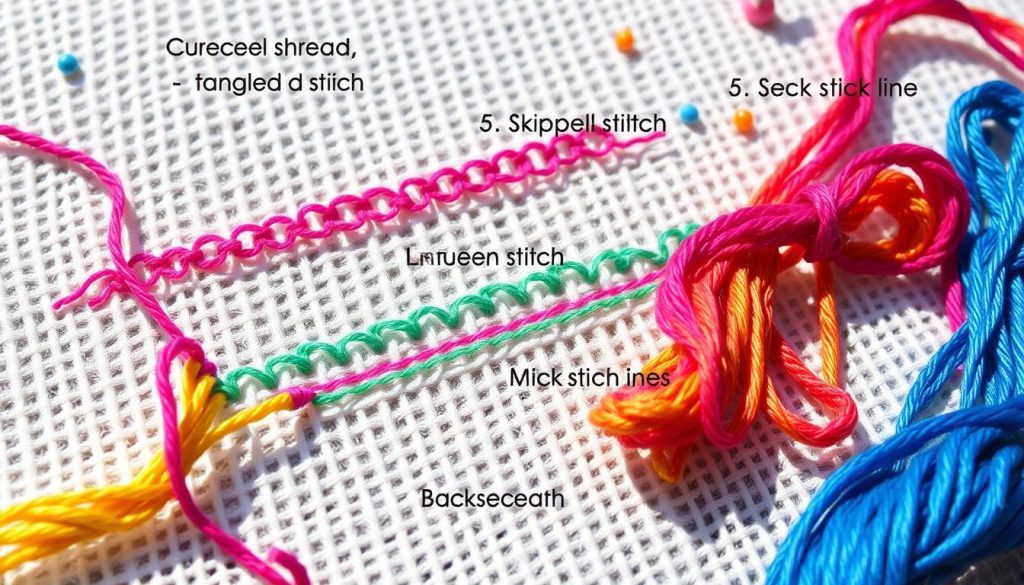 cross stitch mistakes