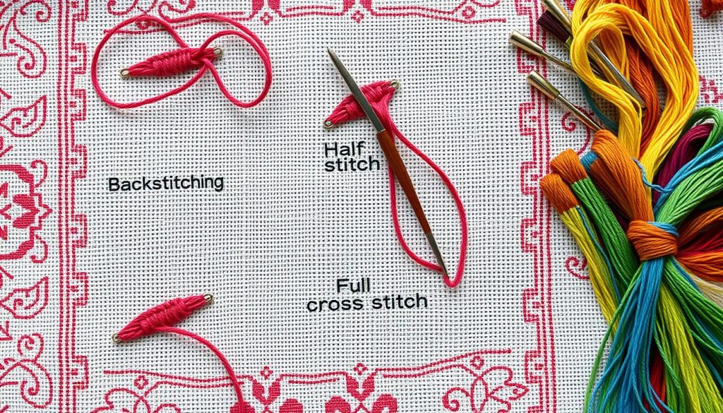 cross stitch techniques