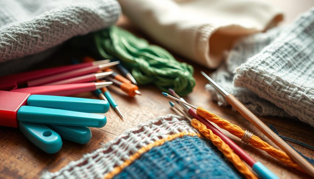 embroidered fabric tools