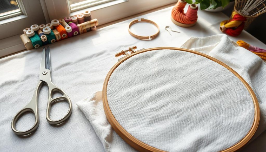 embroidery prep