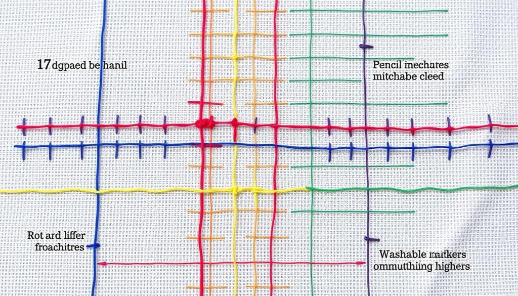 grid techniques for Aida fabric