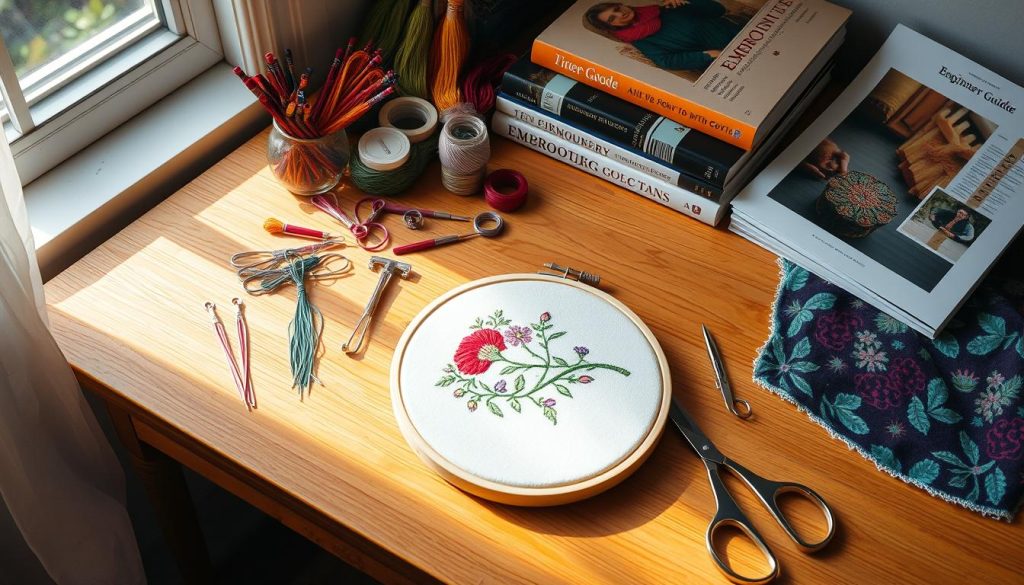 learning embroidery