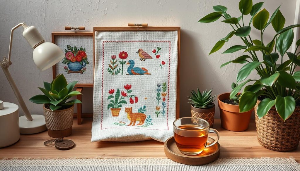 psychological benefits of cross stitch