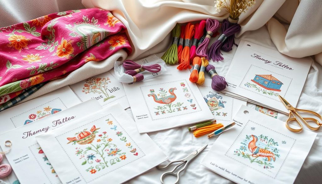 stamped cross stitch kits