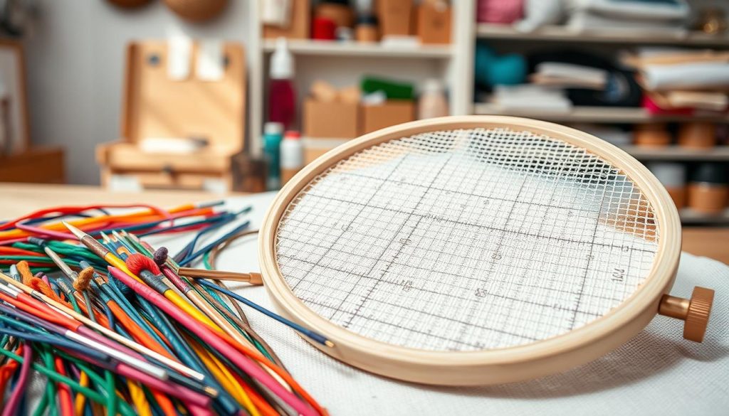 cross stitch gridding