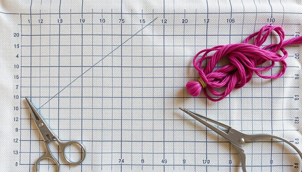 cross stitch gridding