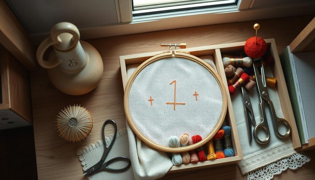 cross stitch organization