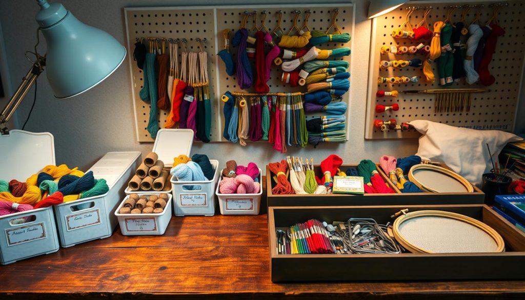 cross stitch organization