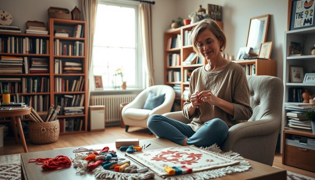 cross stitch therapy