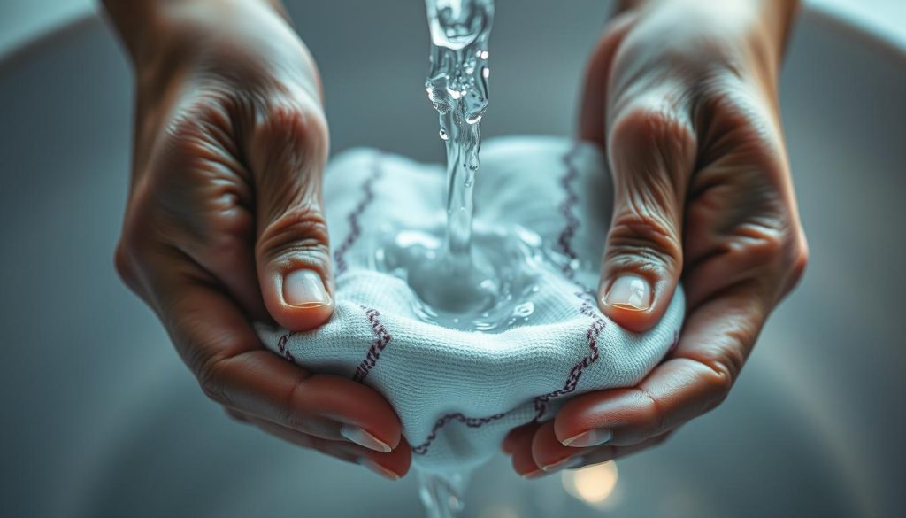 hand-washing cross stitch