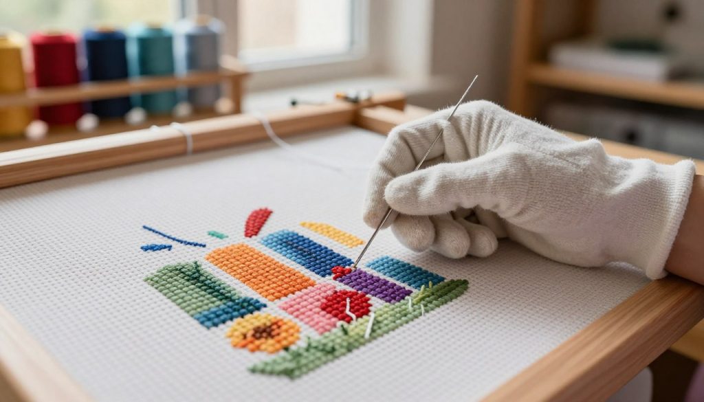 consistent stitch direction consistent stitch direction