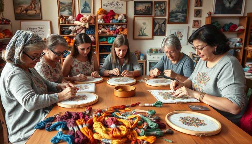 cross stitch artists