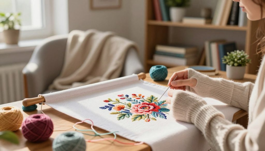 cross stitch therapy