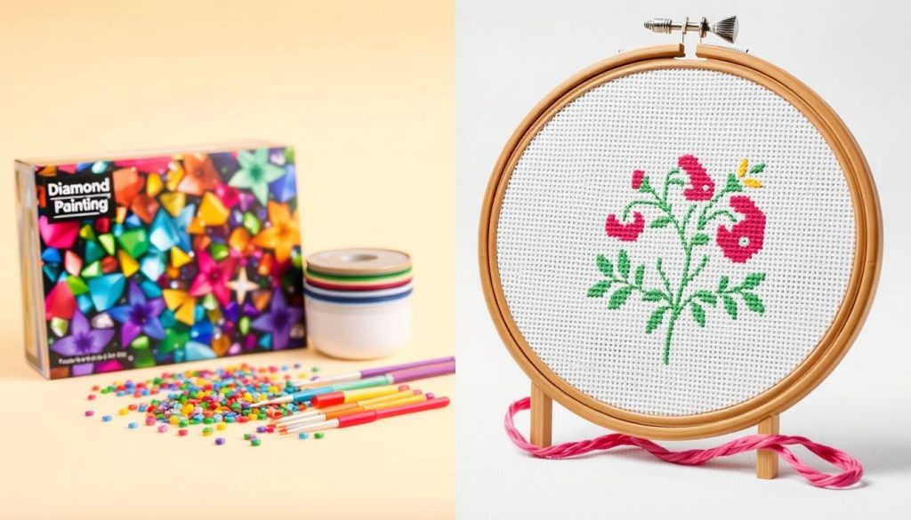 diamond painting vs cross stitch