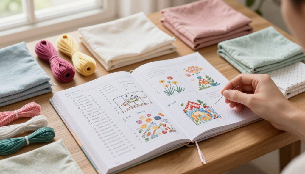 cross stitch planner