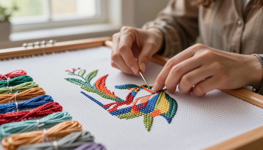 cross stitch gridding