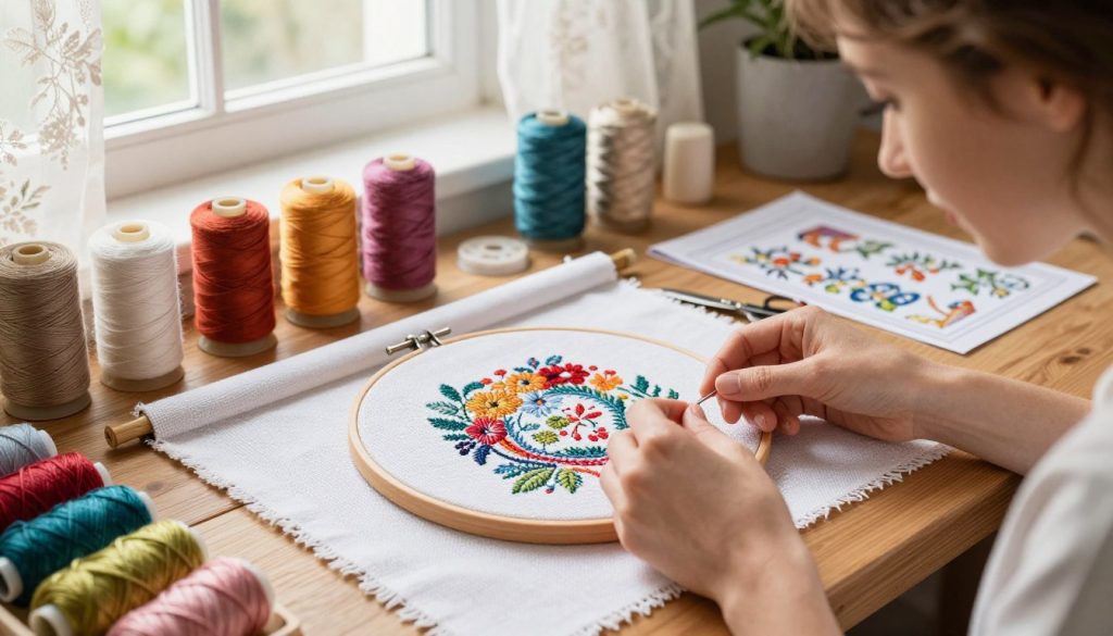 cross stitch therapy