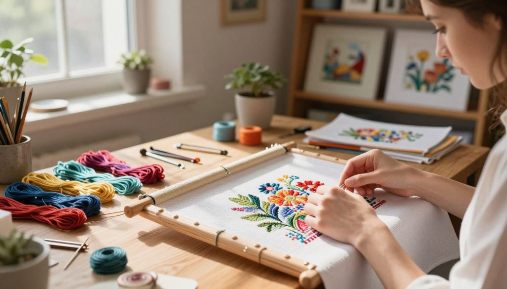 cross stitch therapy